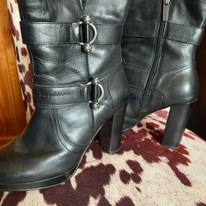 Harley-Davidson heeled leather boots